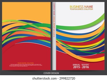 Annual report cover design