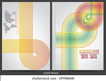 Annual report cover design