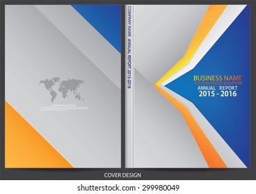 Annual report cover design