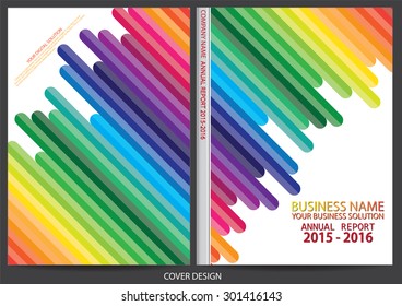 Annual report cover design