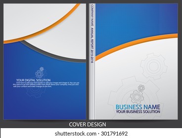Annual report cover design
