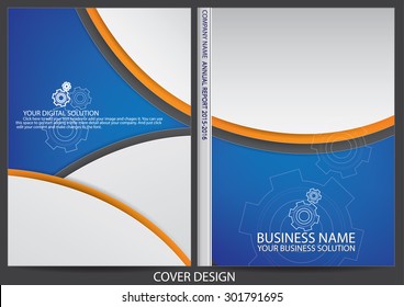 Annual report cover design