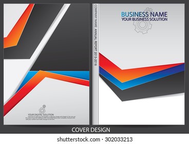 Annual report cover design