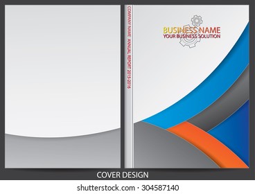 Annual report cover design