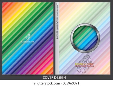 Annual report cover design