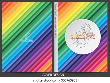 Annual report cover design