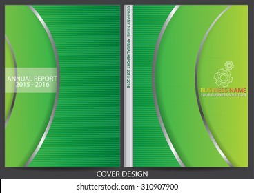 Annual report cover design