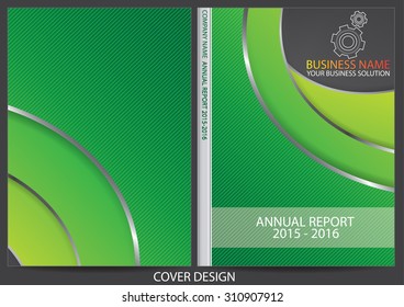 Annual report cover design