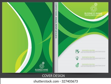 Annual report cover design