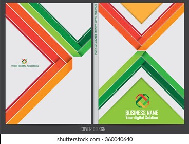 Annual report cover design