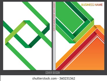 Annual report cover design