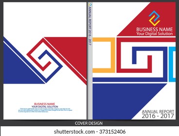 Annual report cover design