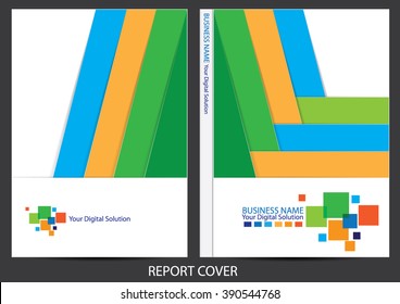 Annual report cover design