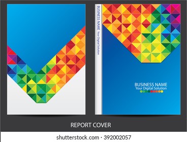 Annual report cover design