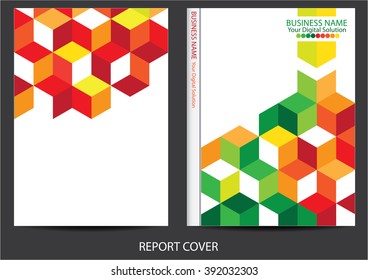 Annual report cover design