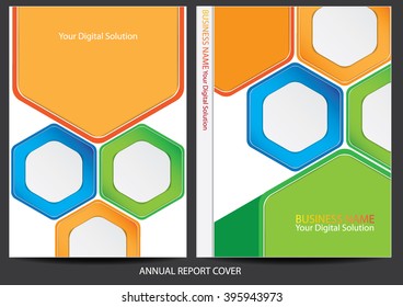 Annual report cover design
