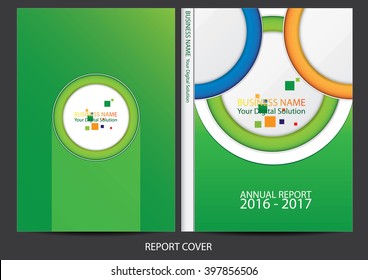 Annual report cover design