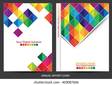 Annual report cover design