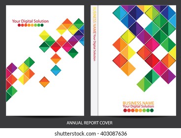 Annual report cover design