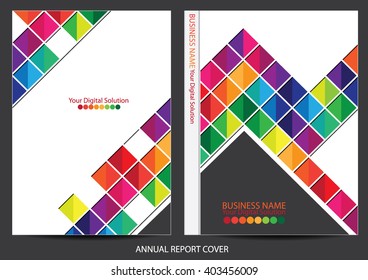 Annual report cover design