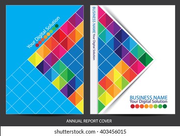 Annual report cover design
