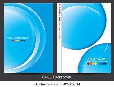 Annual report cover design
