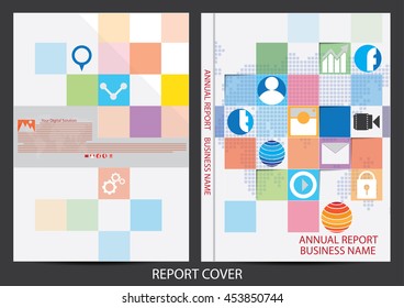 Annual report cover design
