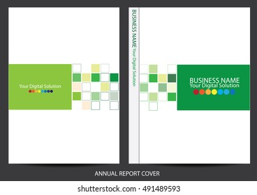 Annual report cover design