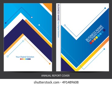 Annual report cover design
