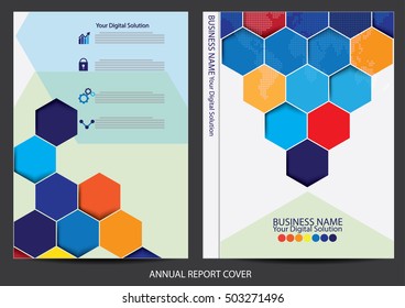 Annual report cover design