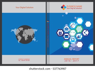 Annual report cover design