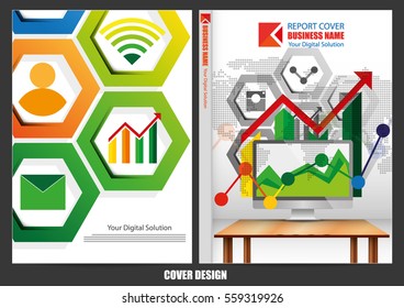 Annual report cover design