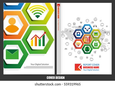 Annual report cover design