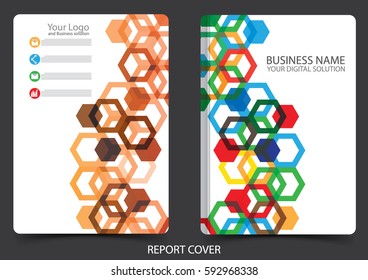 Annual report cover design