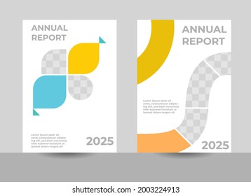 annual report cover design a4, company profile cover design, geometric cover design