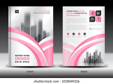 Annual report cover design, brochure flyer template, business advertisement, company profile, magazine ads, leaflet, book, catalog, infographics vector layout in A4 size