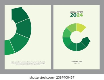 Annual report cover design editable