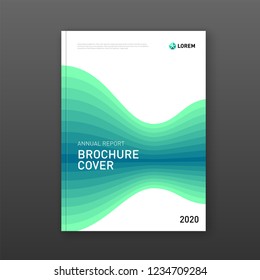 Der Jahresbericht deckt die Design-Vorlage für Unternehmen ab. Gut für Geschäftsbericht, Titelblatt der Zeitschriften, Poster, Titelbild des Unternehmens