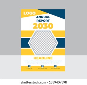 Annual Report Cover Design Template