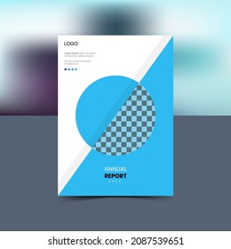 plantilla de diseño de cobertura de informes anuales