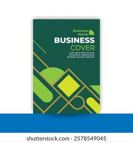 annual report cover design, report cover template, marketing kit, flayer design, pamphlet, modern cover design, geometric, financial report cover