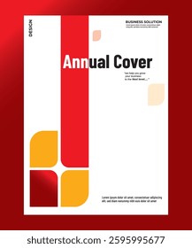 Annual Report Cover Design template