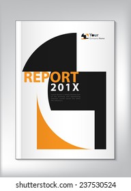 Annual report Cover design vector