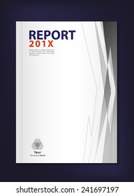 Annual report Cover design vector
