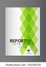 Annual report Cover design vector