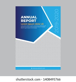 Annual Report Cover Design,vector template, flyers, presentations, leaflet, poster, magazine, annual report, book, booklet , magazine a4 size. white background - Vector