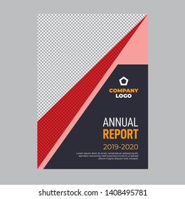 Annual Report Cover Design,vector template, flyers, presentations, leaflet, poster, magazine, annual report, book, booklet , magazine a4 size. white background - Vector