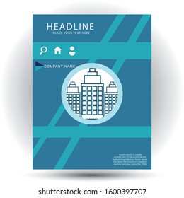 Annual report cover, flyer, presentation, brochure. Front page, book cover layout design