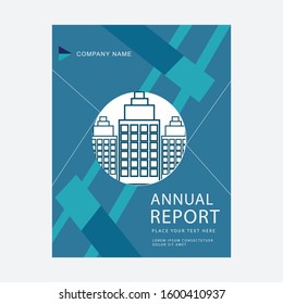 Annual report cover, flyer, presentation, brochure. Front page, book cover layout design