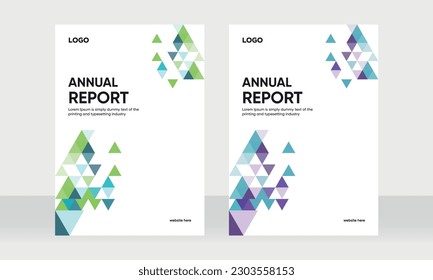 cobertura anual de diseño geométrico, portada de folletos geométricos para empresas, folleto, revista, folleto, folleto, folleto, portada del informe anual